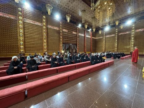 慧澤法師開示表示，成道日修持不只是鍛鍊身體，更重要的是培養堅定的心力。