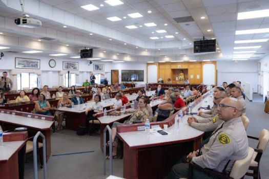 西來寺舉辦「Community Personal Safety Town Hall(社區人身安全座談會)」,共近70人參與。