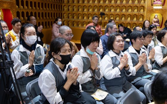 勝鬘書院第40期師生一行13人躬逢其盛，參與新年的音樂饗宴。