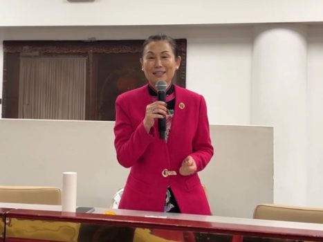 知賓義工朱洗貧師姐分享。