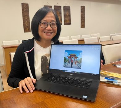 白塔三分會鮑英姿分享的「開心的義工生活」。