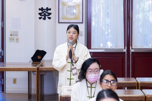 學員於自我介紹中分享參加書院的初衷與期待。