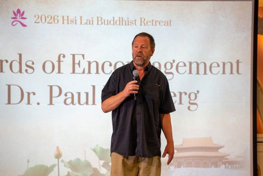 書院師長Paul Kjellberg教授致詞時指出，修行不僅限於寺院，真理無所不在、一直存在。